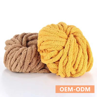 Factory Direct 100% Polyester Super Soft Hand Knitting Yarn for Blanket Scarf Crochet DIY Crafts Wholesale