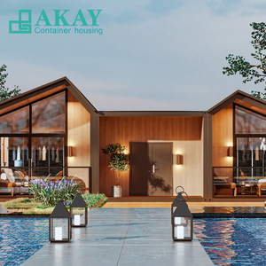 <span class=keywords><strong>Casa</strong></span> Modulare a Due Piani con 4 Camere da Letto Kit Container Espandibile da 40 Piedi Case Prefabbricate con Terrazza - Product Image 1