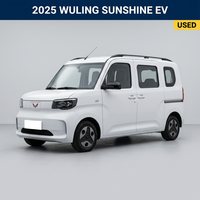 Voitures d'occasion Wuling Sunshine NEV EV Mini Van LHD Automatique Propulsion 5 places Faible kilométrage Sans accident Exportation 2025