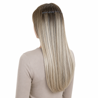Meilleures ventes : Extensions de cheveux balayage pour une pose invisible, sans perte de cheveux, coupables à tout point, alternative aux trames cousues à la main