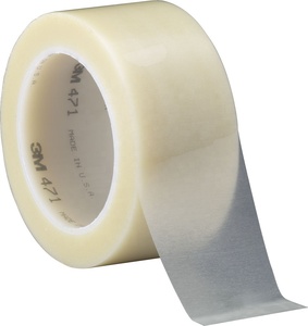 Ruban adhésif en vinyle 471, adhésif en caoutchouc simple face, ruban de masquage imperméable - lumineux et accrocheur pour une meilleure visibilité - Product Image 3