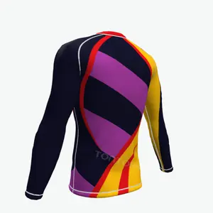 Vêtements d'arts martiaux personnalisés Quick Dry Short Grappling Men Custom Rashguard BJJ