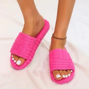 Fashion Winter New Zapatos Designers Shoes Custom Fur <b>Slides</b> Famous Platform Slippers Women's - Product Image 5