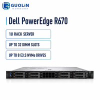 Serveur Rack 1U Dell PowerEdge R670 pour Applications Cloud : Optimisation de l'Espace, DDR5, NVMe, Double Intel Xeon 6