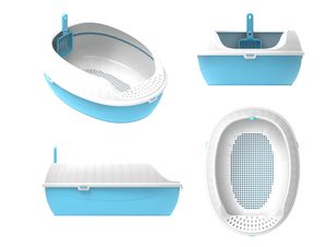 Küçük temel kedi çöp tuvalet kutusu kedi tuvalet pet eğitim tepsi kumu kitty - Product Image 5