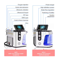 Nouvelle mise à niveau 8 en 1 Jet d'eau oxygénée H2O2 Aqua Peel Microdermabrasion Dermabrasion Soin de la peau Machine pour salon