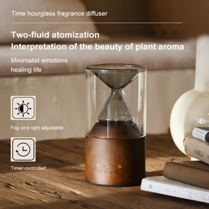 Nuevo Difusor de Aromas con Luz LED sin Agua, 7 Colores, Vapor Frío, Material de Vidrio y Madera, para Aceites Esenciales, para el Hogar, Dormitorio, Spa - Product Image 3