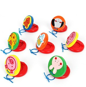 Wholesale Orff Percussion <b>Instrument</b> Colorful Wooden Animals Castanet <b>Musical</b> <b>Instrument</b> Kids Castanets for Music Enlightenment - Product Image 2