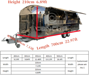 Camion de restauration mobile de luxe sur mesure, prix de gros des fabricants chinois 2025 - Product Image 6
