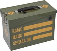 Venta caliente caja de bala de metal sellada caja a prueba de explosiones caja de bala