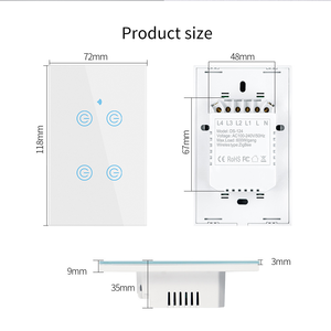 Fiko Thông Minh Dimmer Chuyển Đổi USA/Úc/Thái Lan/Brazil/Tiêu Chuẩn Mỹ Với Wifi/<span class=keywords><strong>ZigBee</strong></span>/HomeKit/Tuya/Cuộc Sống Thông Minh Ứng Dụng - Product Image 5