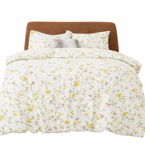 Juego de Ropa de Cama Floral de Lujo Golden Rose Garden, 100% Algodón, Suave, Proveedor OEM Premium - Product Image 3