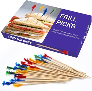 Stuzzicadenti in legno stuzzicadenti in bambù raccoglie stuzzicadenti da Cocktail Party <span class=keywords><strong>per</strong></span> frutta - Product Image 3