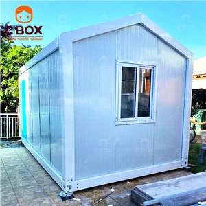 Casa Contenedor Desmontable Cbox, Moderna y Personalizada, Tipo Tiny Home, Hotel Modular, Villa, Panel Sándwich de Acero, Oficina Prefabricada, Techo a Dos Aguas - Product Image 1