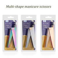 Coupe-ongles professionnels de style français pour l'art des ongles, coupe-bordures, coupe-ongles artificiels, faux ongles, coupe-ongles en forme de U