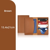 Porte-passeport en cuir PU épaissi de haute qualité, logo personnalisé, étui pour passeport, porte-cartes de visite