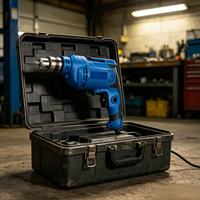 Perceuse électrique 450W 10mm à vitesse variable, outil électrique filaire, portable, usage industriel