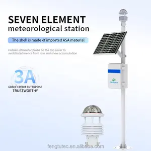 Kompakt otomatik hava istasyonu rüzgar hızı yönü sıcaklık nem hava basıncı yağmur aydınlatma hava istasyonu
