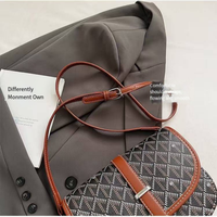 Sac fourre-tout de luxe pour femme, de marque, très tendance, en PU et polyester, haut de gamme, décontracté et polyvalent, à porter en bandoulière