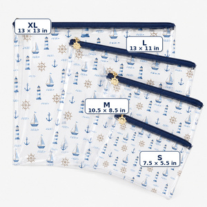 Bolsa de Almacenamiento Transparente Personalizada con Cremallera para Proyectos de Punto de Cruz, Tela, Hilo, Tijeras, Agujas y Vinilo - Product Image 5