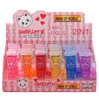 24Pcs/Boîtes Vide Lip Changing Glow Gloss Container Glitter Lip Oil Wholesale Lip Et Gloss Glossy Tubes Private Label Makeup Set