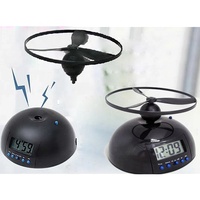 Horloge numérique de bureau, cadeaux promotionnels, horloge volante créative en forme de ballon de football avec soucoupe volante pour enfants