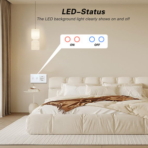 Eu146mm 2 <span class=keywords><strong>Gang</strong></span> Vàng duy nhất mở điều khiển duy nhất TYPE-C Ổ cắm chuyển đổi ổ cắm giấu cảm ứng chuyển đổi kết hợp USB tường thiết bị chuyển mạch - Product Image 3