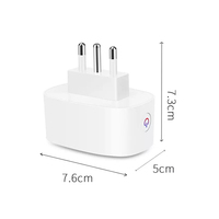 Prise intelligente italie SmartLife, minuterie d'alimentation, commande vocale, 16a Tuya, WIFi, prise intelligente