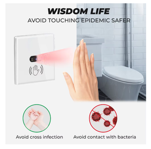 Interruptor de Pared Inteligente SIXWGH Smart Life 10A/240V, Unipolar, 4 Vías, 86x86mm, Panel de Vidrio Templado, Panel Táctil Resistente para el Hogar - Product Image 2