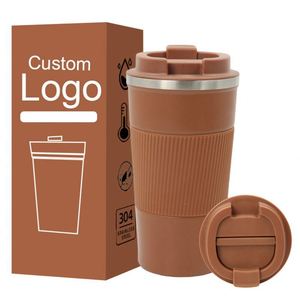 Luxury Modern Stainless Steel Vacuum Coffee Mug Lid Custom Logo Eco-Friendly <b>Office</b> Back to School 6-12 Hours Thermal - Product Image 1