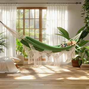 <span class=keywords><strong>Hamaca</strong></span> Colgante de Lona Gruesa Extra Ancha para Acampar al Aire Libre, para Balcón o Patio, Venta al Por Mayor a Precio Económico - Product Image 3