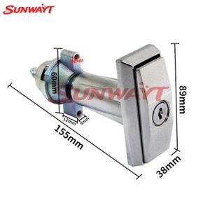 Serrure de sécurité électrique en alliage de zinc à poignée en T pour distributeurs automatiques avec clé - Product Image 5