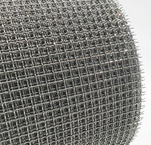 Thép Không Gỉ Crimped Wire Mesh Cát Sỏi Máy Nghiền Móc Rung Sàng Màn Hình Lưới - Product Image 1