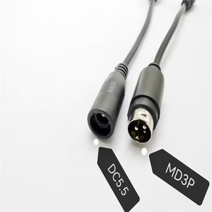 Câble adaptateur mâle-femelle MD, produit phare d'usine, connecteur convertisseur d'alimentation DC5.5/MD3P - Product Image 1