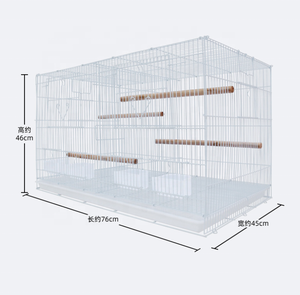 Usine en gros nouvelle volière pinsons canaris éleveur <span class=keywords><strong>cage</strong></span> à oiseaux d'élevage avec diviseur central - Product Image 5