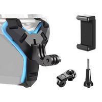 Stoßfeste 360-Grad-Drehung ABS-Material Stabile Kamerahalterung Kompatibel für Action-Kameras CE FCC Zertifiziert Helm