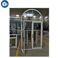 Puertas y ventanas baratas del fabricante superior de China, puerta de aluminio superior con arco