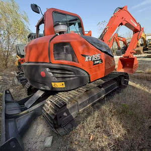 Excavatrice d'occasion Kobota KX185-3 à succès avec certification EPA CE, capacité de 8,5 tonnes, fabriquée au Japon, pelle sur chenilles, moteur principal - Product Image 4