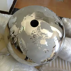 Large Metal Spheres Large Metal Spheres Stainless Steel Globe Sphere With World Map