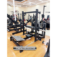Équipement de gymnastique, plaque de musculation chargée, entraîneur de poussée de la hanche, levage de fessiers 3D, exercice d'entraînement des fessiers, machine de construction
