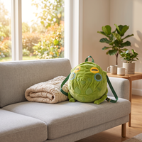 Fabricant de jouets en peluche personnalisés à faible MOQ, OEM ODM, oreillers en peluche doux personnalisés et sacs à dos en peluche pour enfants, service de dessin gratuit