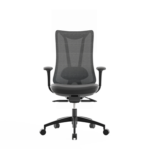 Chaise de bureau ergonomique pivotante blanche en maille synthétique à dossier moyen pour la maison et le bureau – Vente en gros à prix réduit - Product Image 6