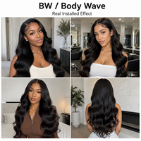 Lot de Cheveux Humains Brésiliens Vierges Non Traités, Ondulés, à Cuticules Alignées, 100% Naturels, pour Femmes - Vente en Gros