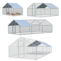 Poulailler d'extérieur en acier galvanisé, grande cage à poules pour la maison, le jardin et la ferme – Meilleures ventes