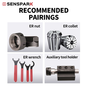 ที่ยึดเครื่องมือกลึง CNC สว่านแบบแคลมป์เจาะที่จับแบบตรง Er20ติดตั้งกับที่ยึดเครื่องมือก้านสว่าน - Product Image 6