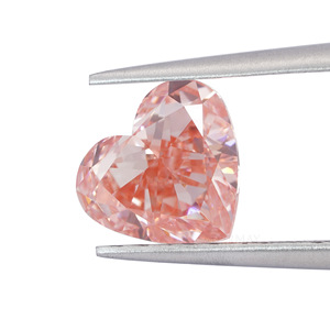 Heart Shaped Lab Grown Pink Diamonds 1 2 3 Carat IGI Certified For Jewelry Making - Product Image 4