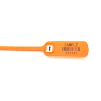 Sceau de sécurité en plastique US-PS300FT pour camions et conteneurs logistiques, longueur 300 mm