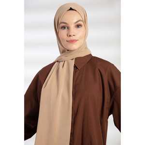 ผ้าคลุมไหล่ชีฟองสำหรับผู้หญิง ผ้าโพลีเอสเตอร์มิงค์สีพื้นยาว - Product Image 2