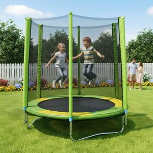 Trampoline de fitness pliable de qualité commerciale de 5 pieds, en acier durable et en PVC, pour les sports d'intérieur et d'extérieur, pour les enfants et les adultes - Product Image 5
