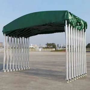 Itme çekme çadır depolama gölgelik çelik yapı garaj büyük olaylar gölgelik toptan mobil çekme itme çadır üreticisi - Product Image 4